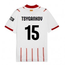 Girona Viktor Tsyhankov #15 Hjemmedrakt 2025-26 Kortermet